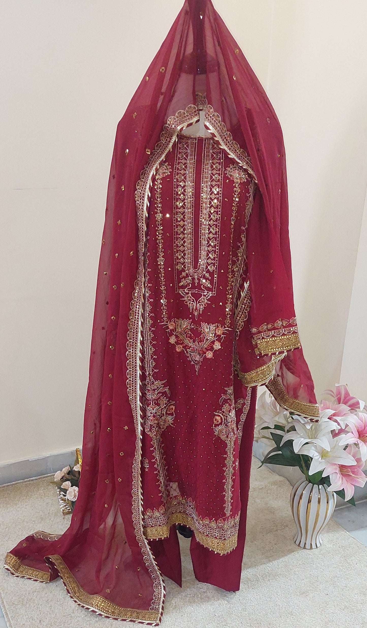 Luxury fancy chiffon