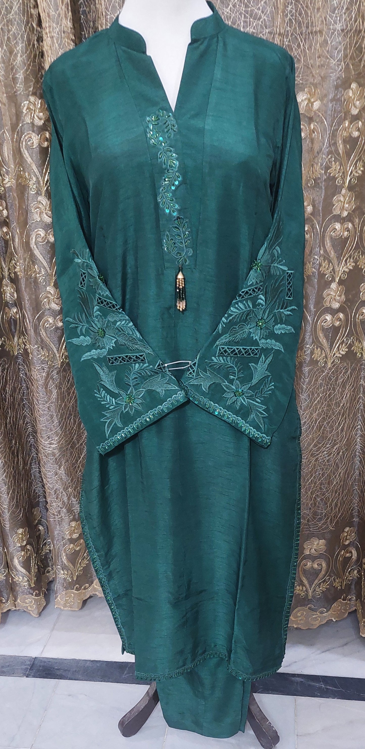 Korain raw silk 3 piece