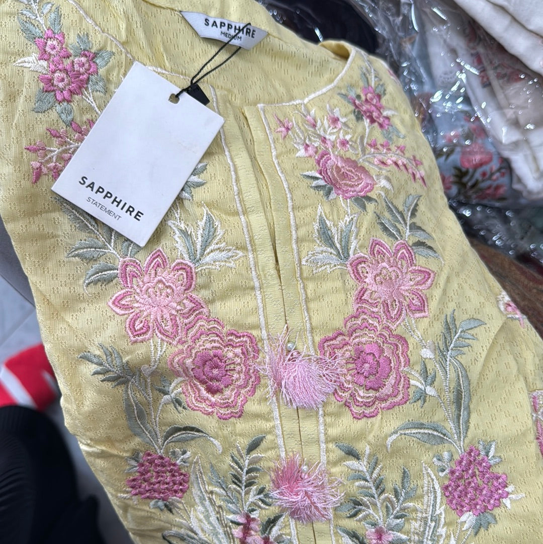 Kurta Cotton Embroidered