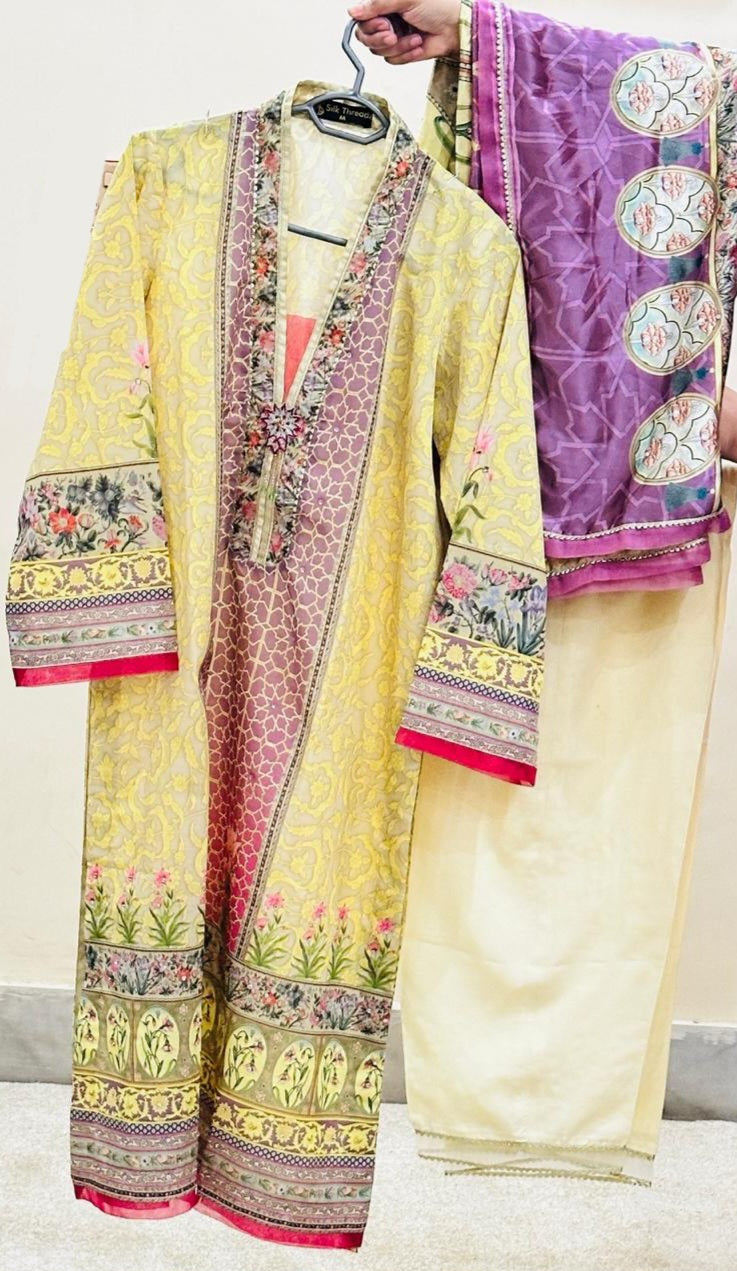 Cotton silk