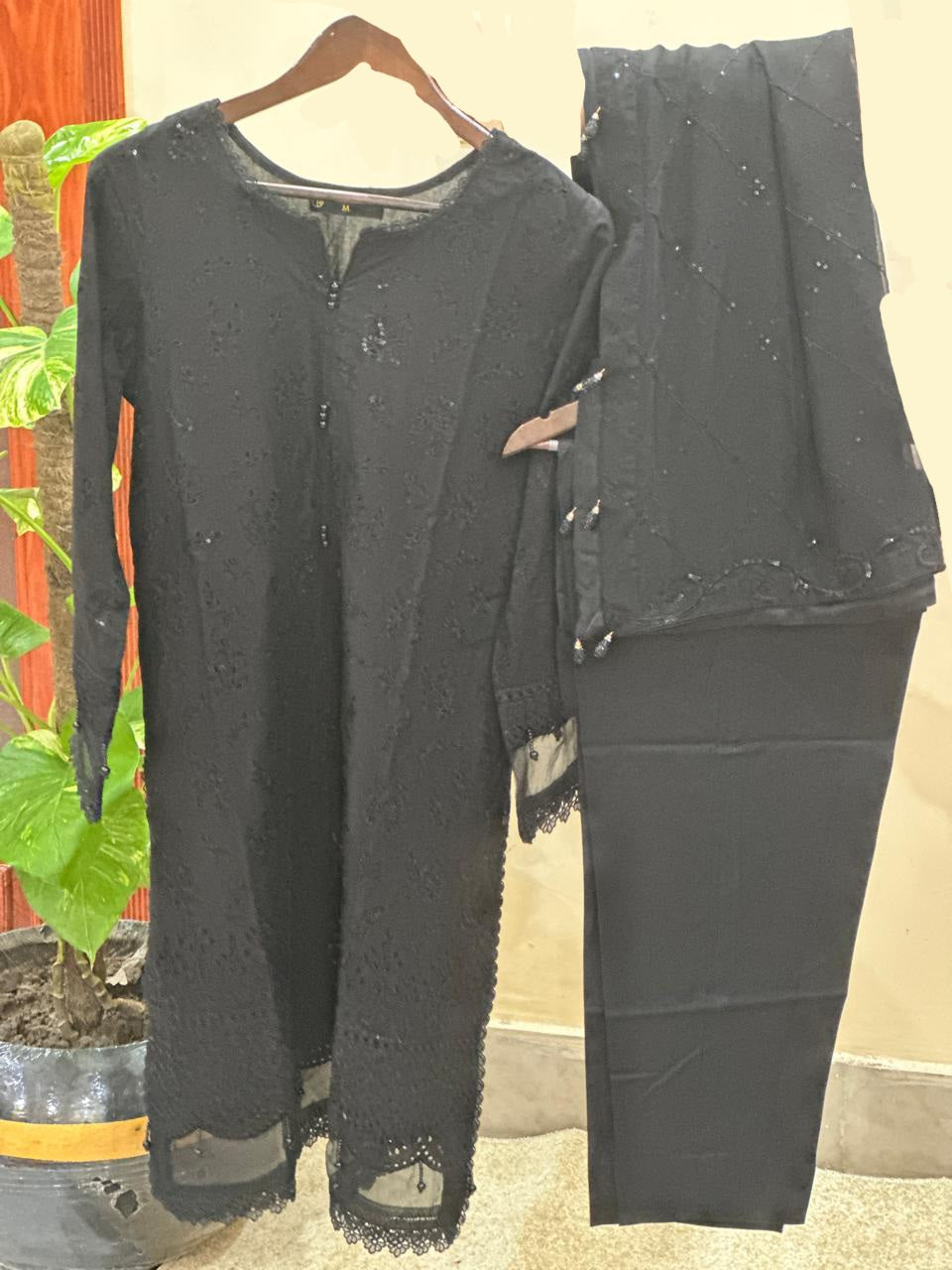 Embroidered luxury cambric lawn