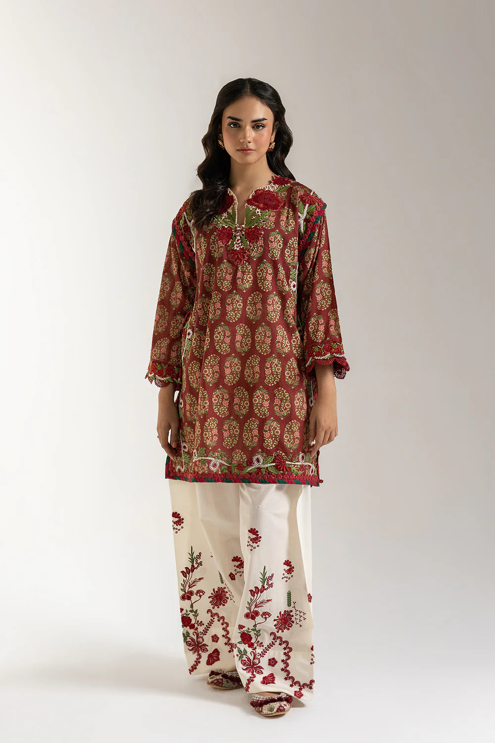 Zari cotton 2 piece