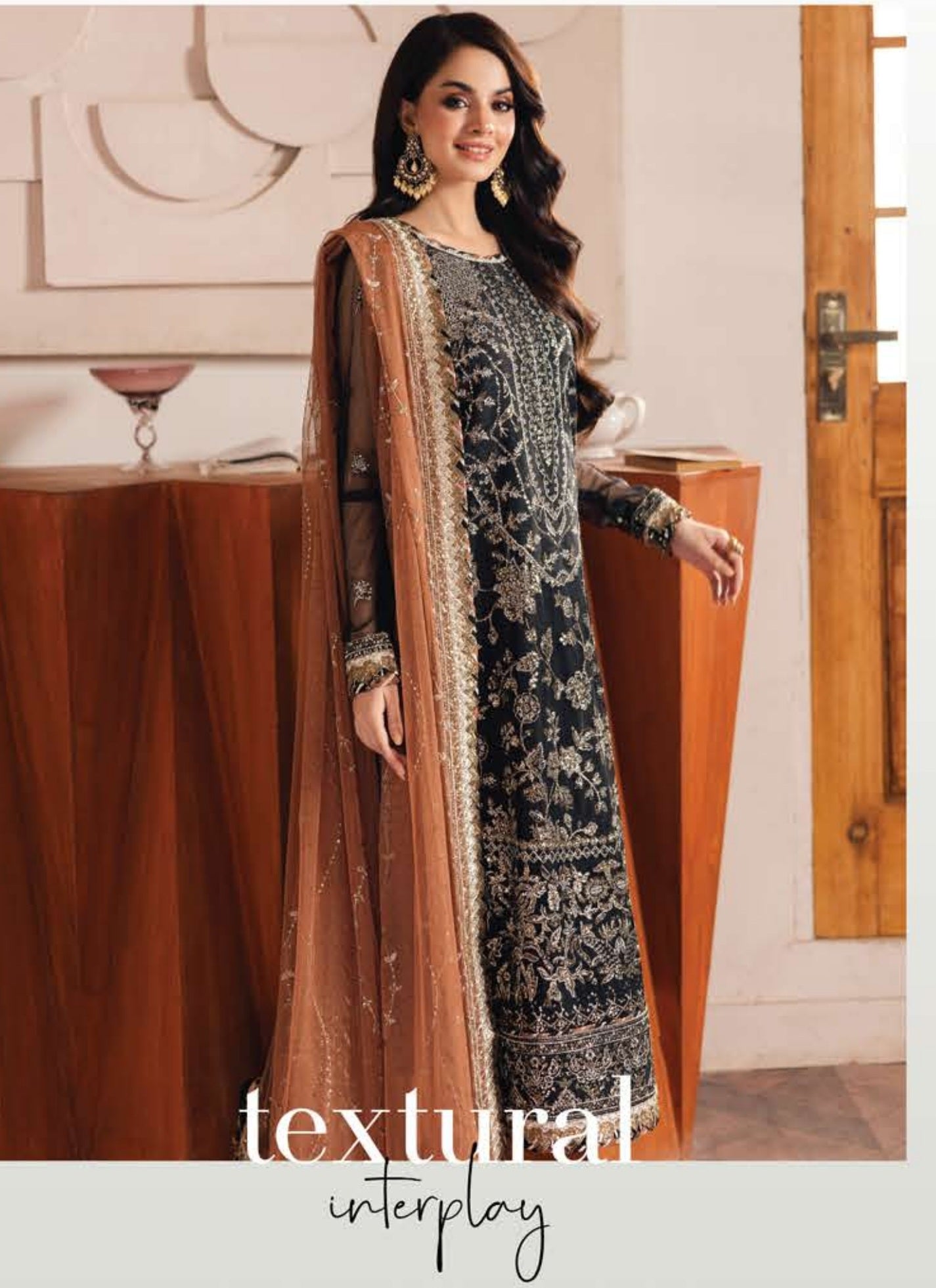 Luxury fancy chiffon