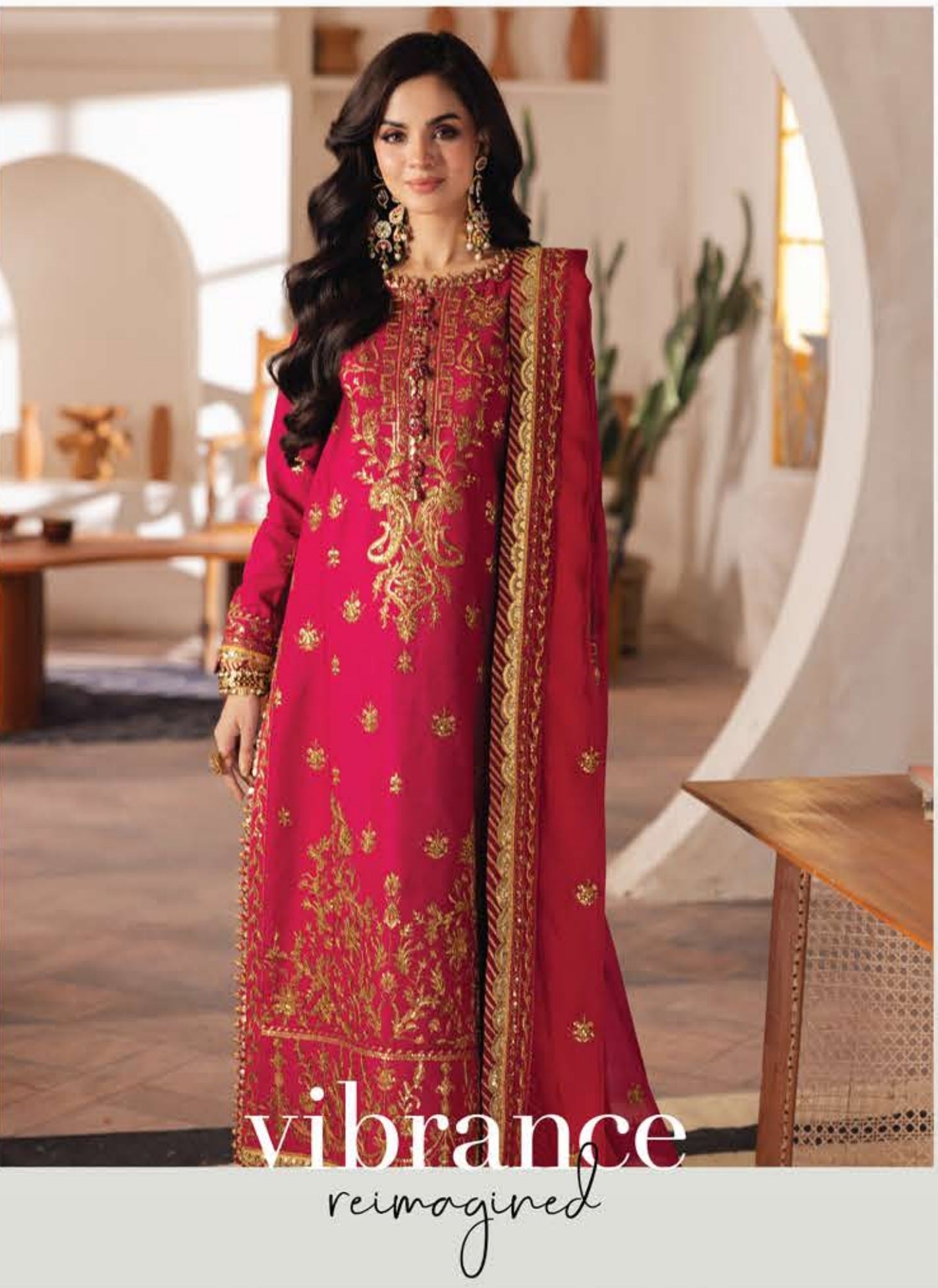 Luxury fancy chiffon suit