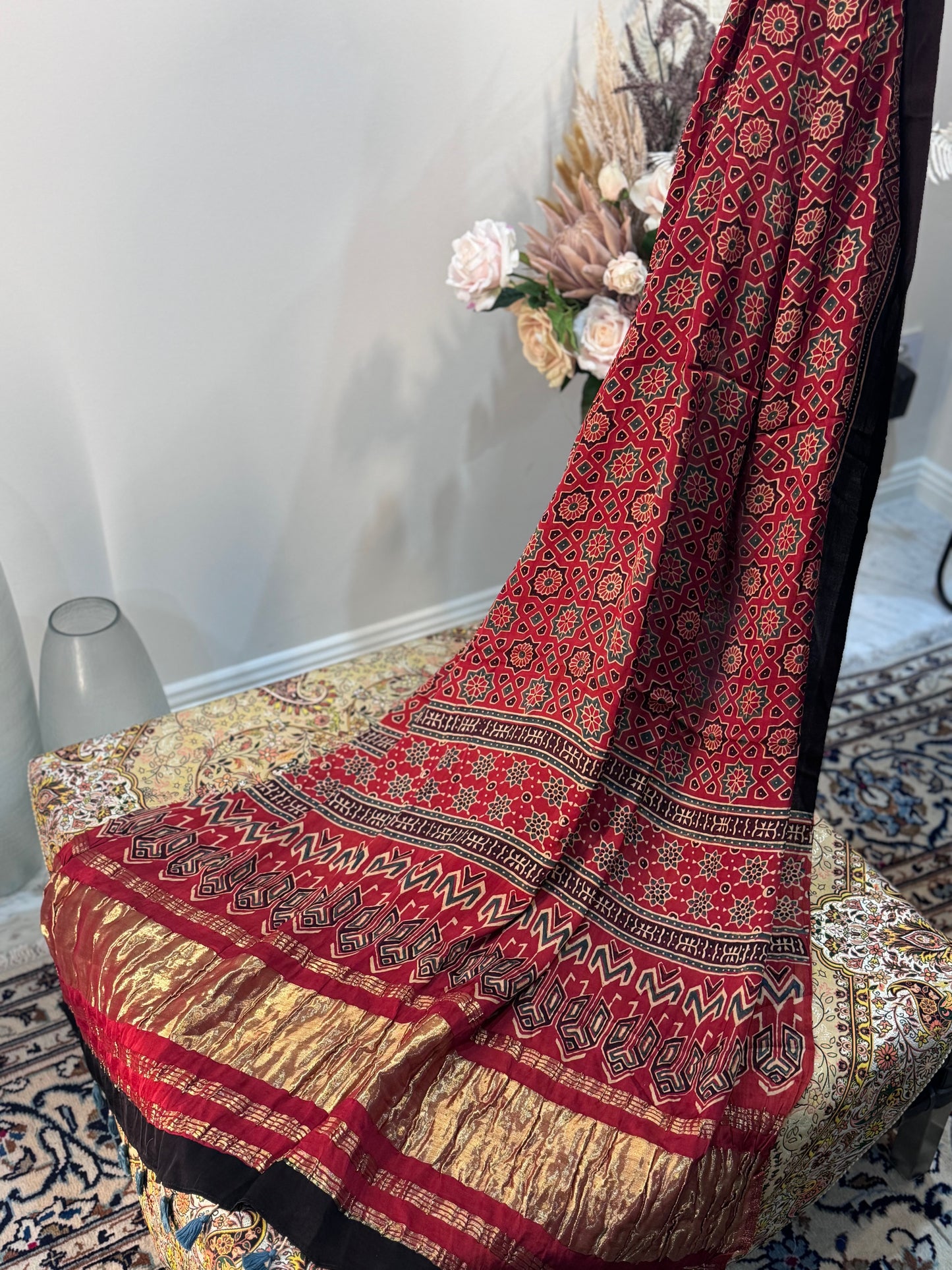 Ajrak dupattas