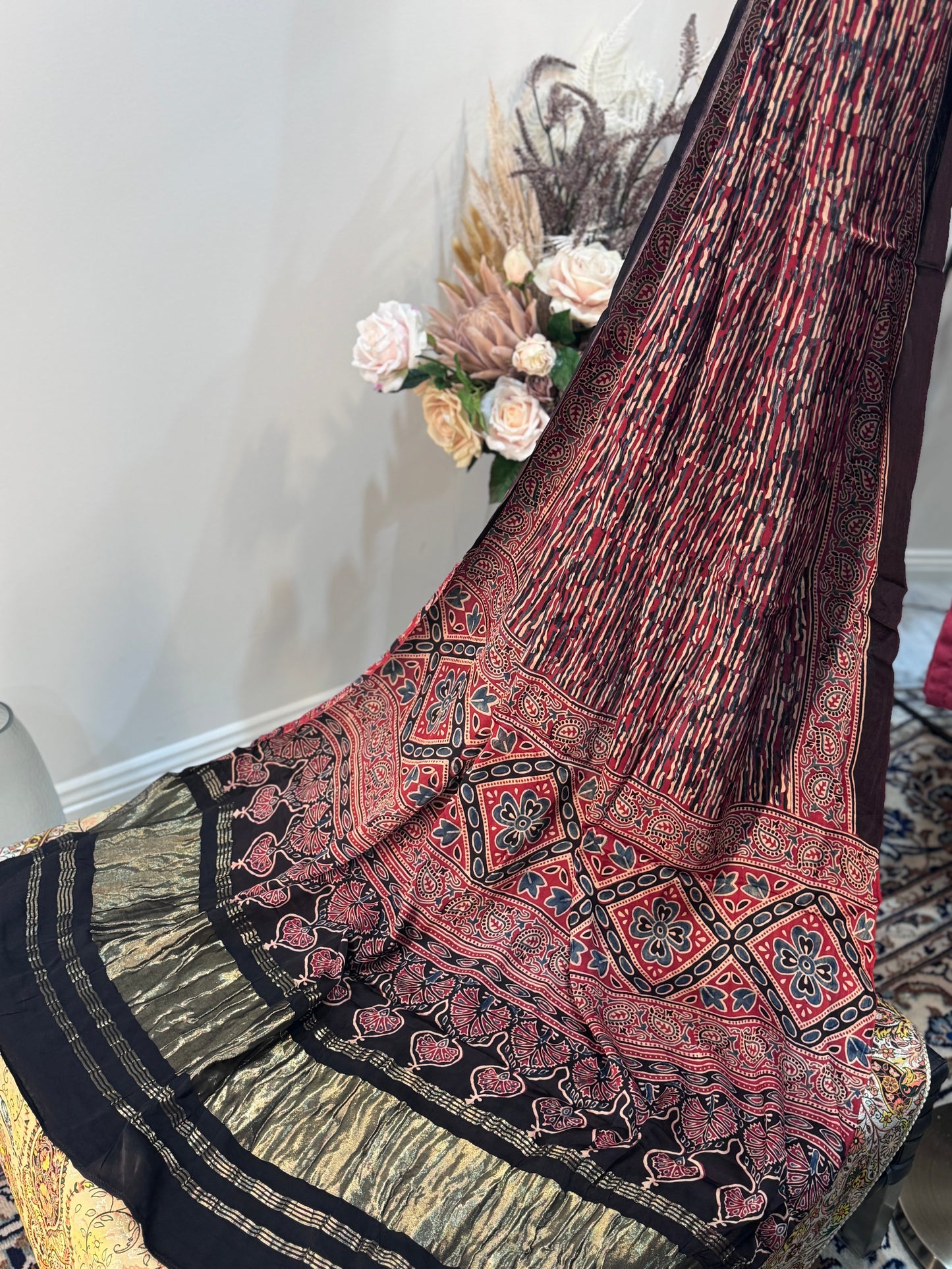 Ajrak dupattas