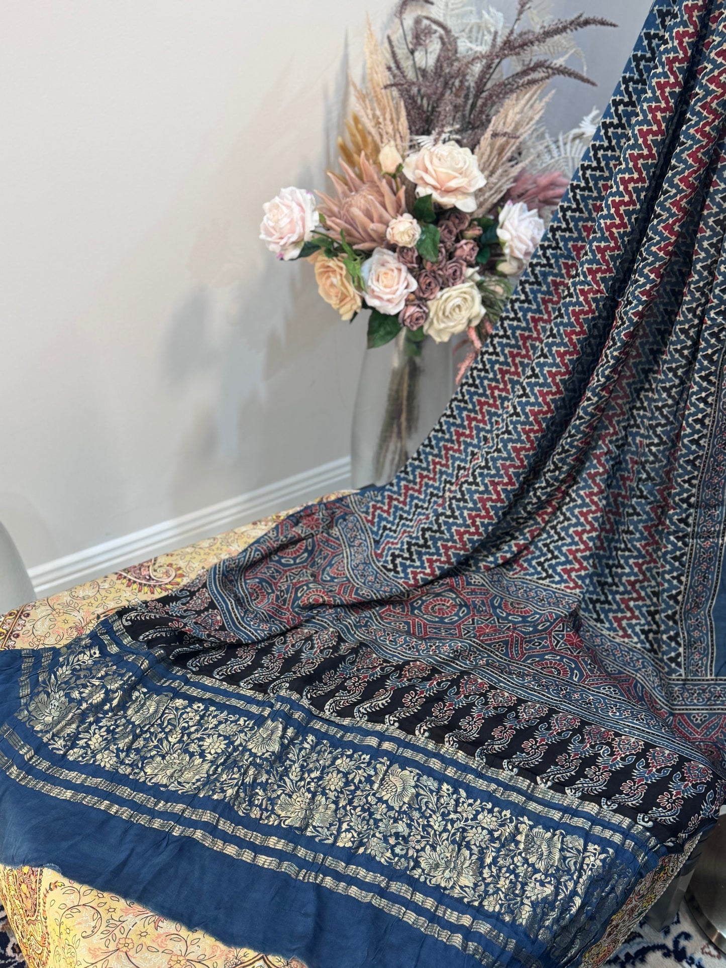 Ajrak dupattas