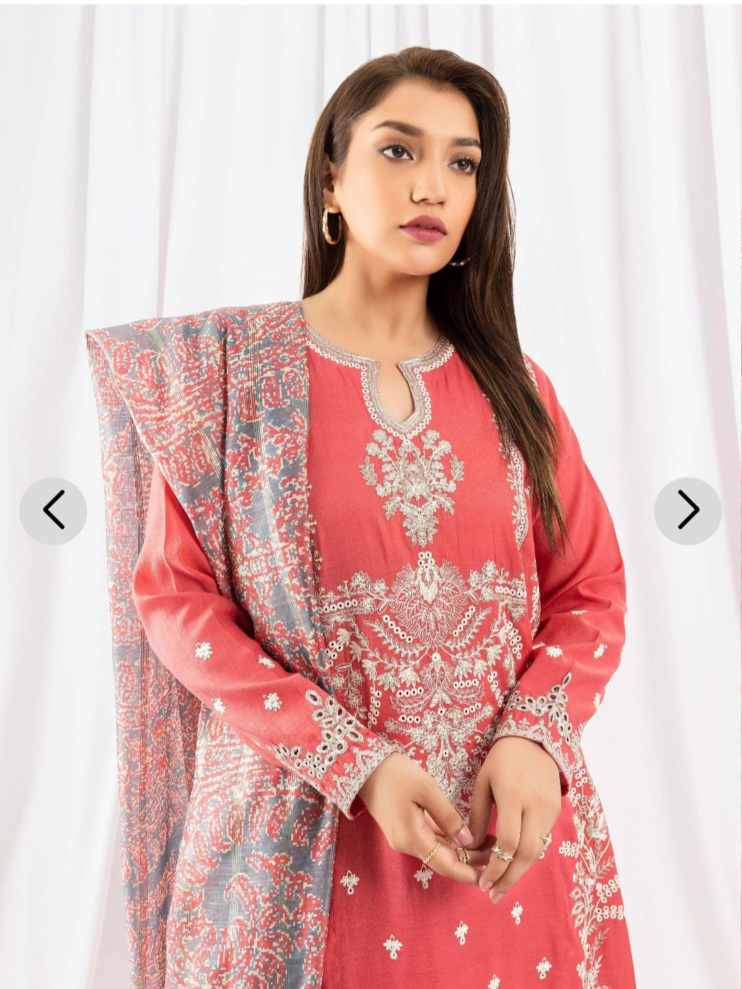 3 Piece Embroidered Cotton Lawn