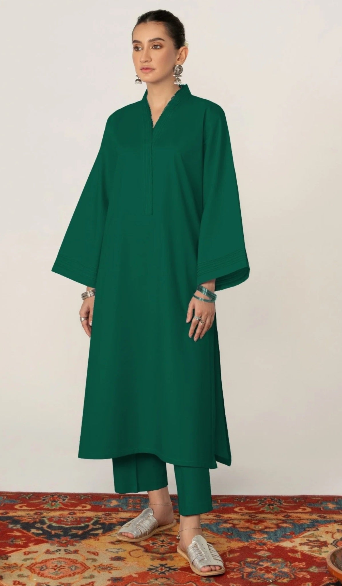 Plain lawn 2 piece