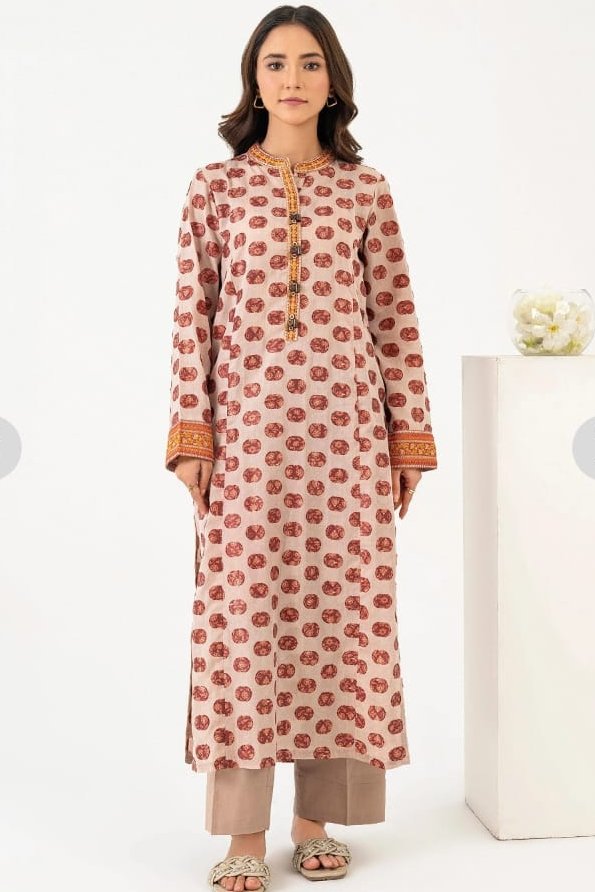 Jacquard Lawn Embroidered 2 Peice